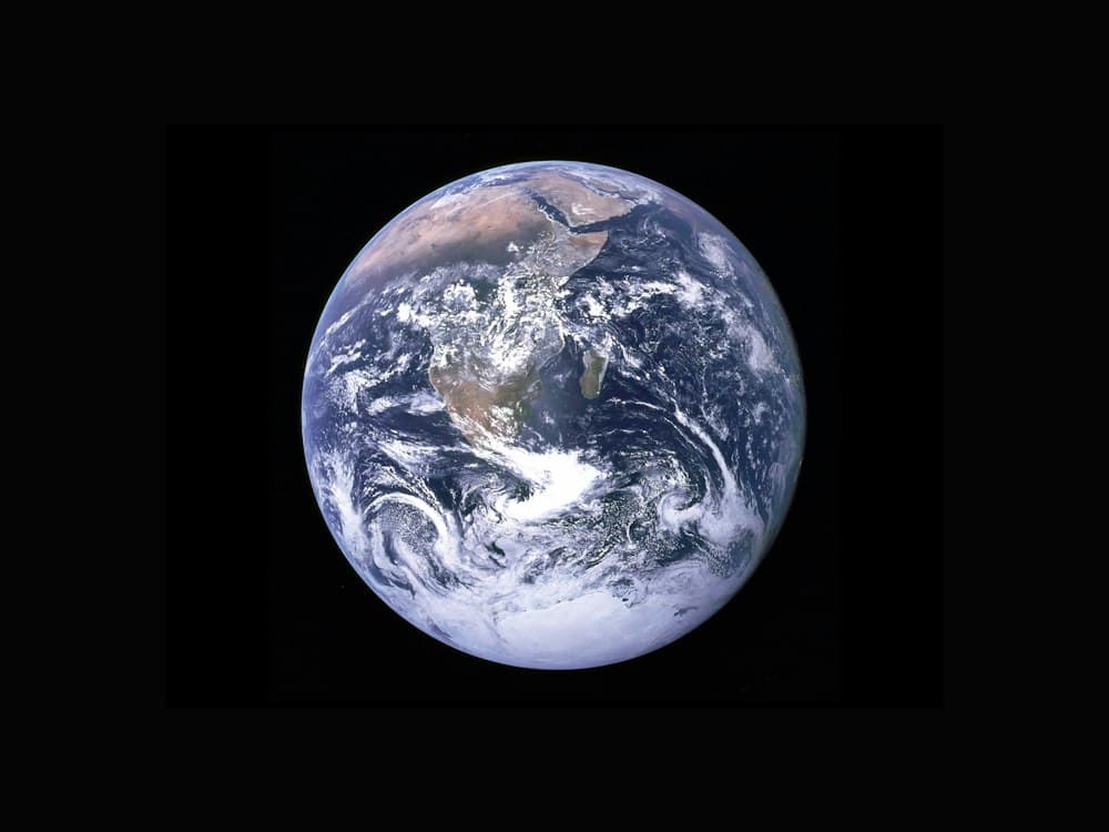 Planet Earth seen from space