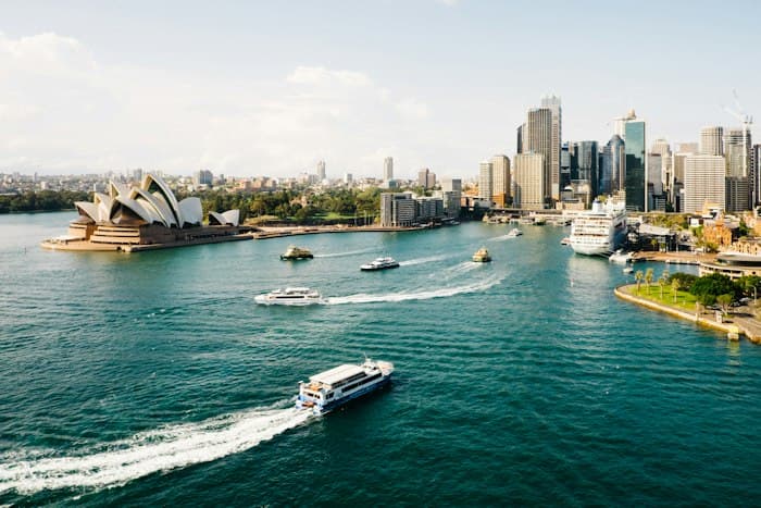 Sydney Harbour with the Opera House